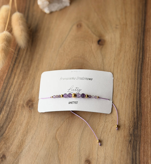 Bransoletka Urodzinowa LUTY